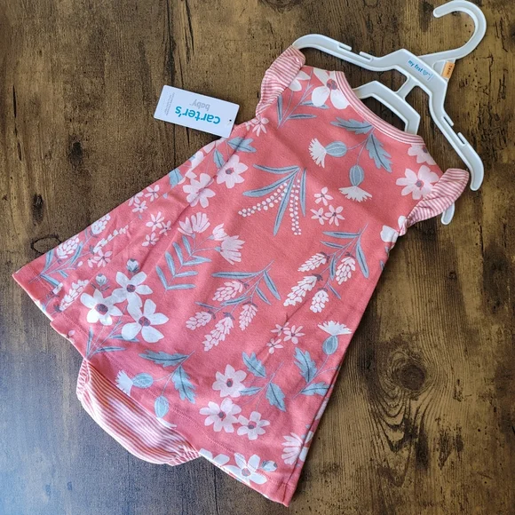 NEW 2 Piece Carter's 12 Months Girl Set - Picture 4 of 6